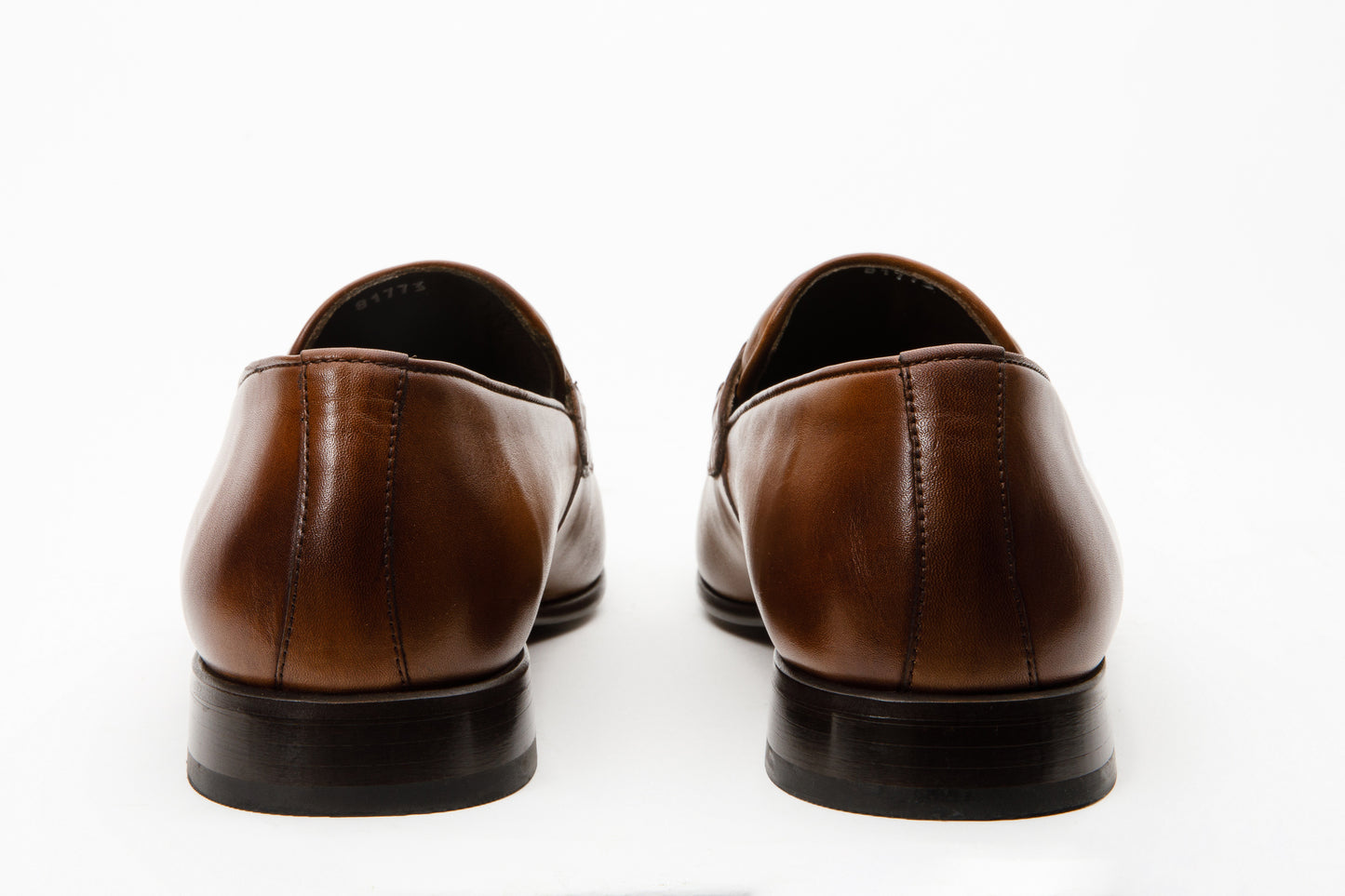 The Bogota Tan Leather Bit Loafer Men Shoe  Final Sale!