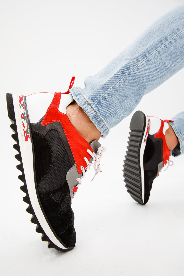 The Tyler Black Leather Sneaker Final Sale!