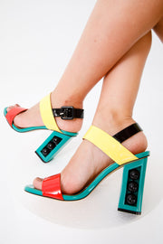 The Pericos Multicolor Leather Sandal