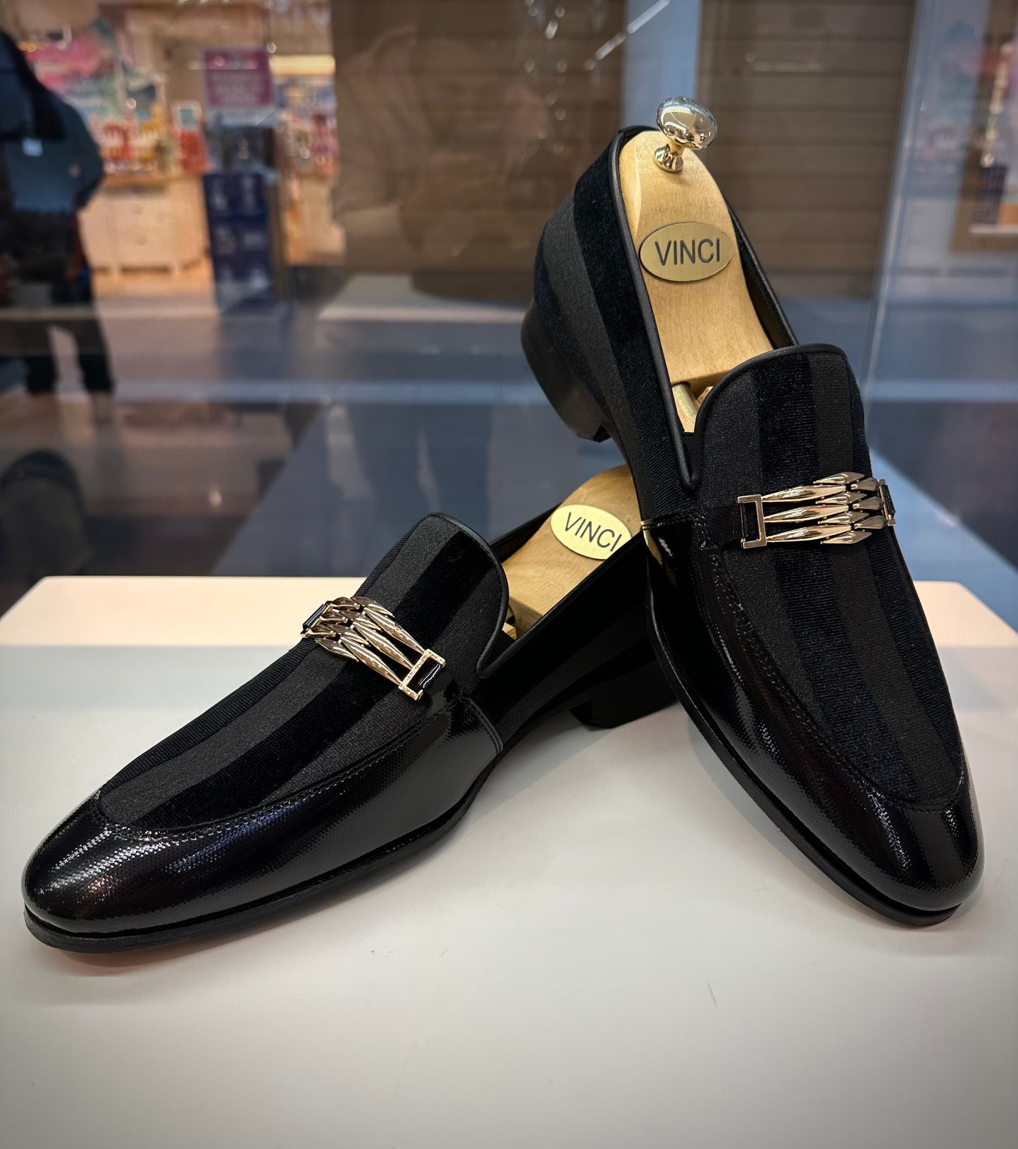 The Pontalto Leather Men Shoe Black Bit Loafer