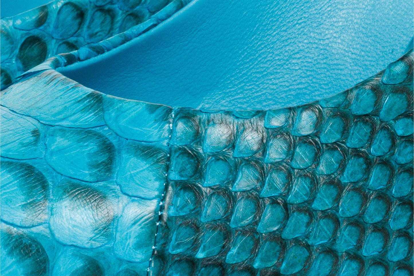 حذاء Queenn Turquoise Bythen Leather Pump للنساء 
