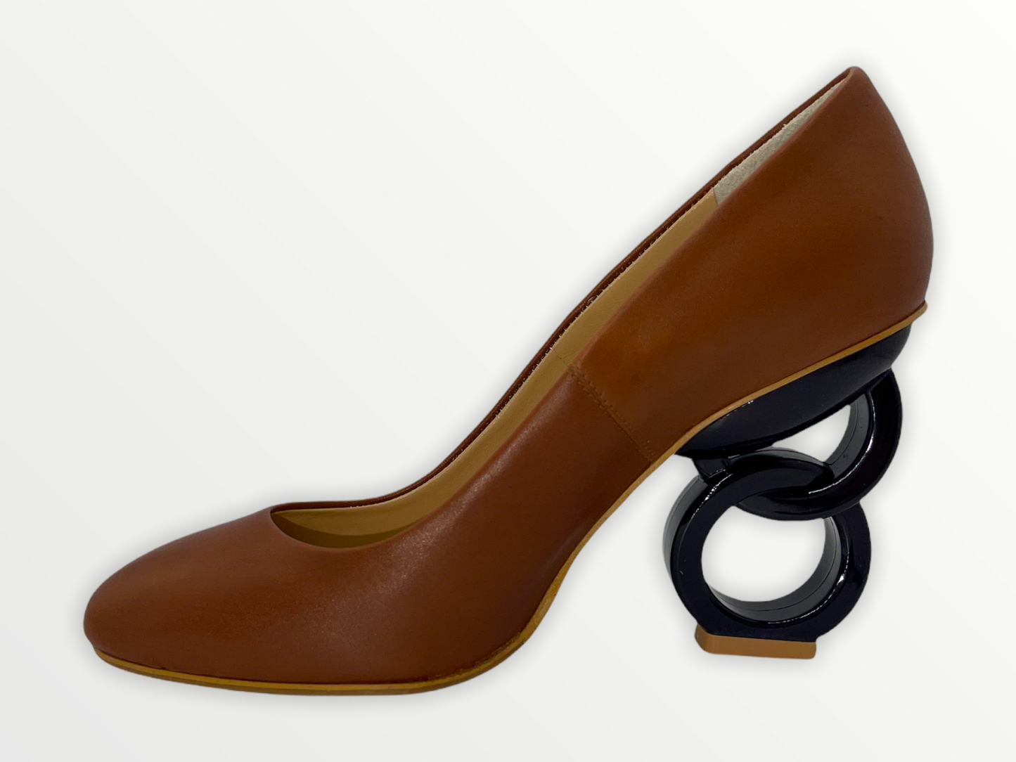 The Belem Brown Leather Pump Final Sale!