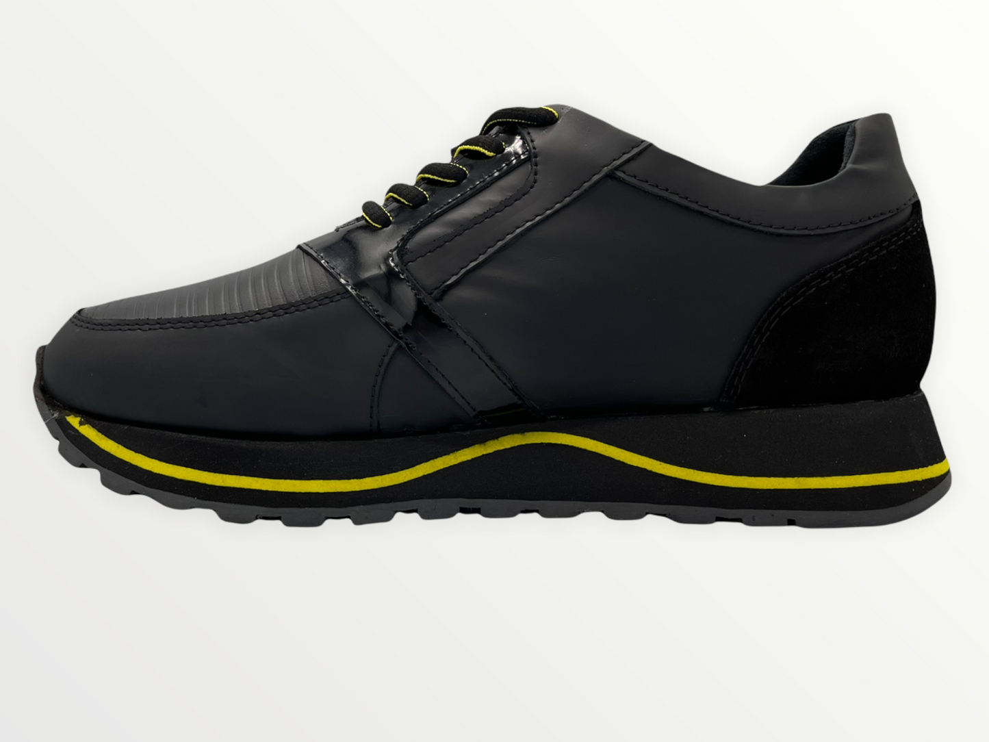 The Taksim Black & Yellow Leather Sneaker Final Sale!