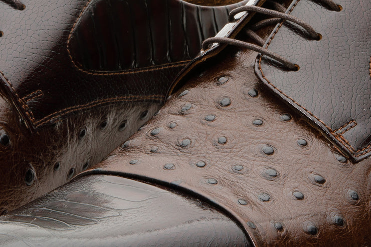 The Monterrey Brown Cap Toe Derby Shoe
