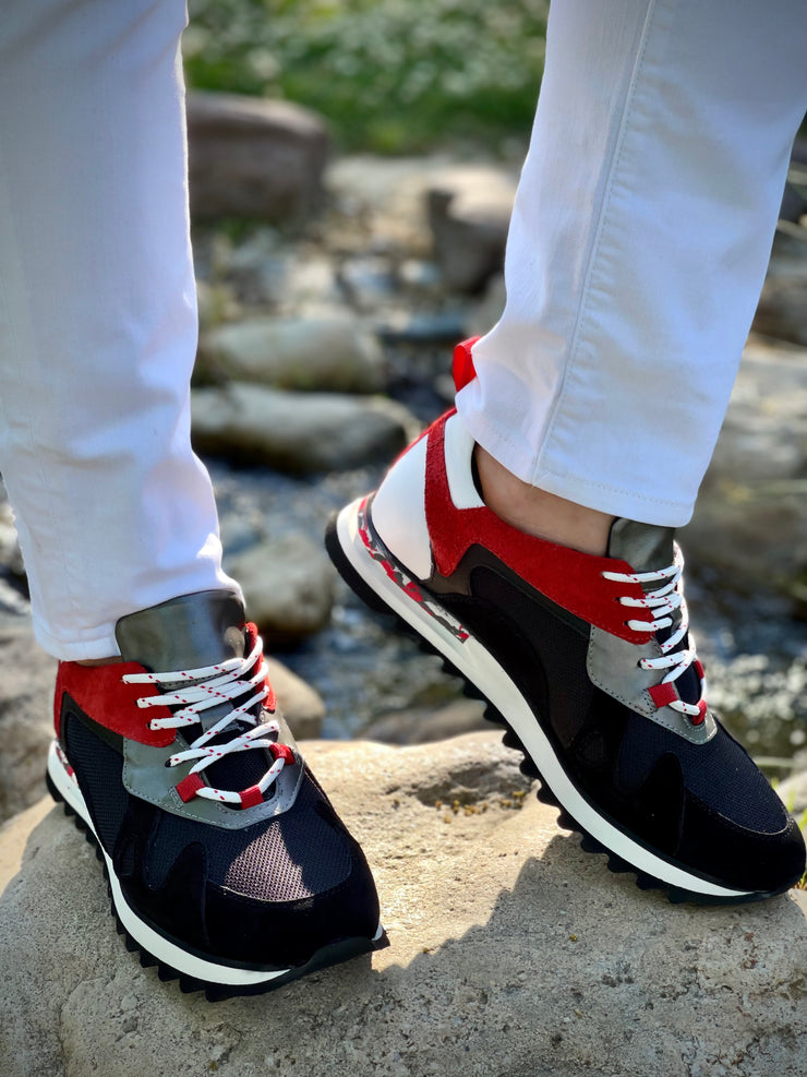 The Tyler Black Leather Sneaker Final Sale!