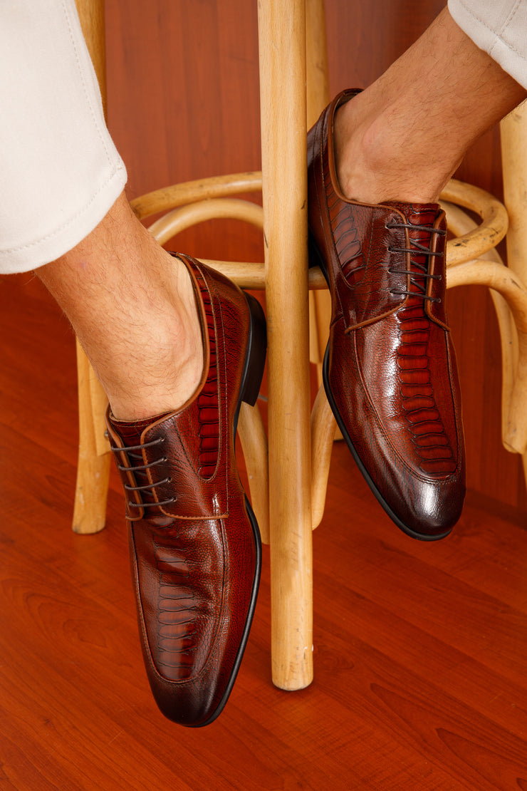 The Martin Tan Leather Derby Shoe