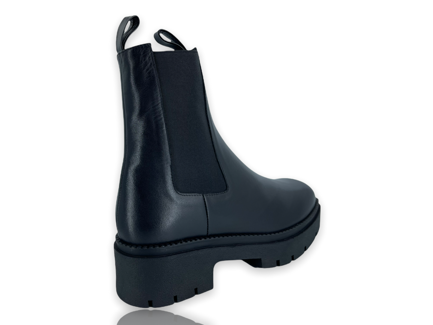 The Olga Black Leather Boot FINAL SALE!