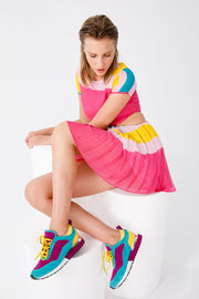The Sultan Multicolor Leather Women Sneaker Final Sale!