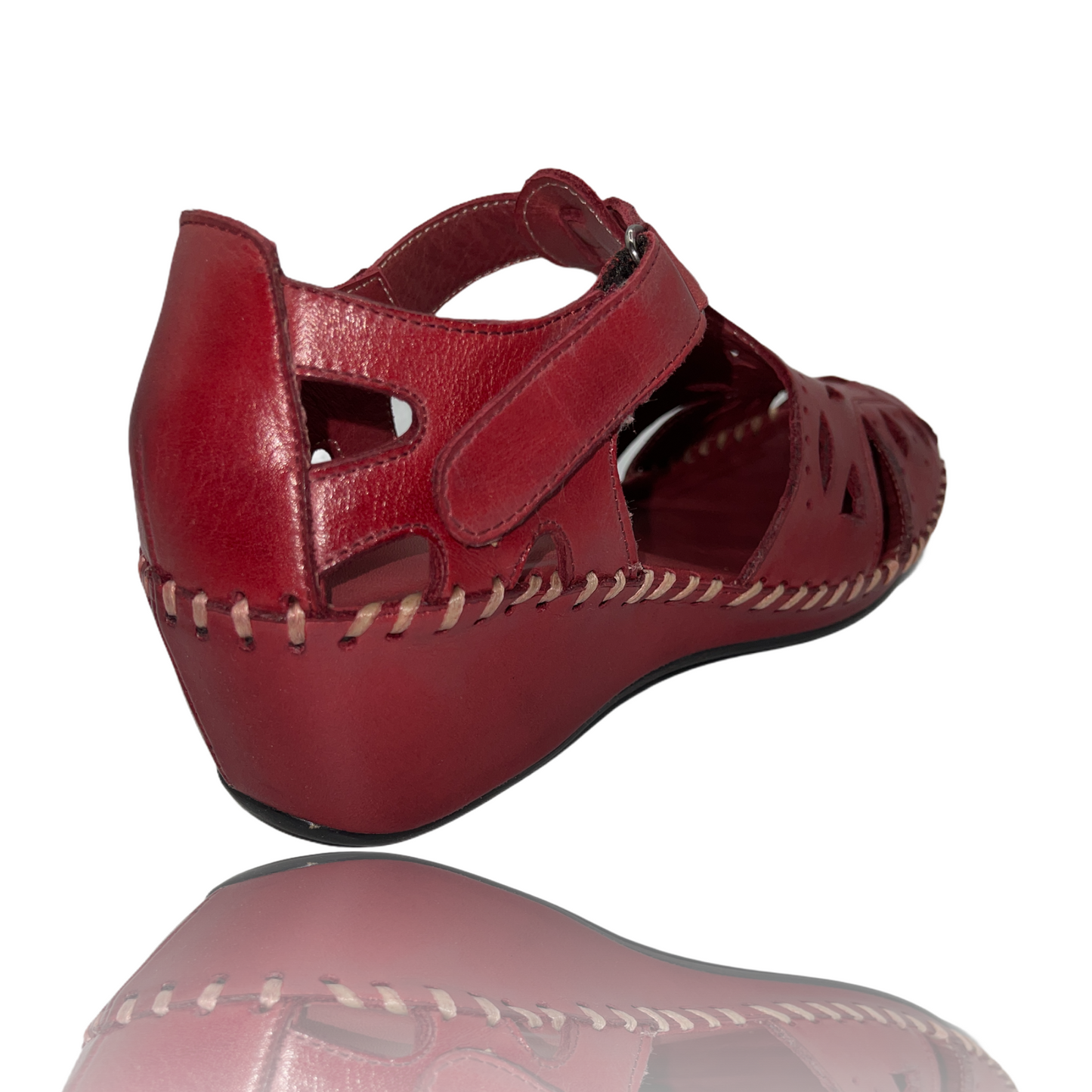 The Tonmawr Burgundy Leather Sandal Final Sale!