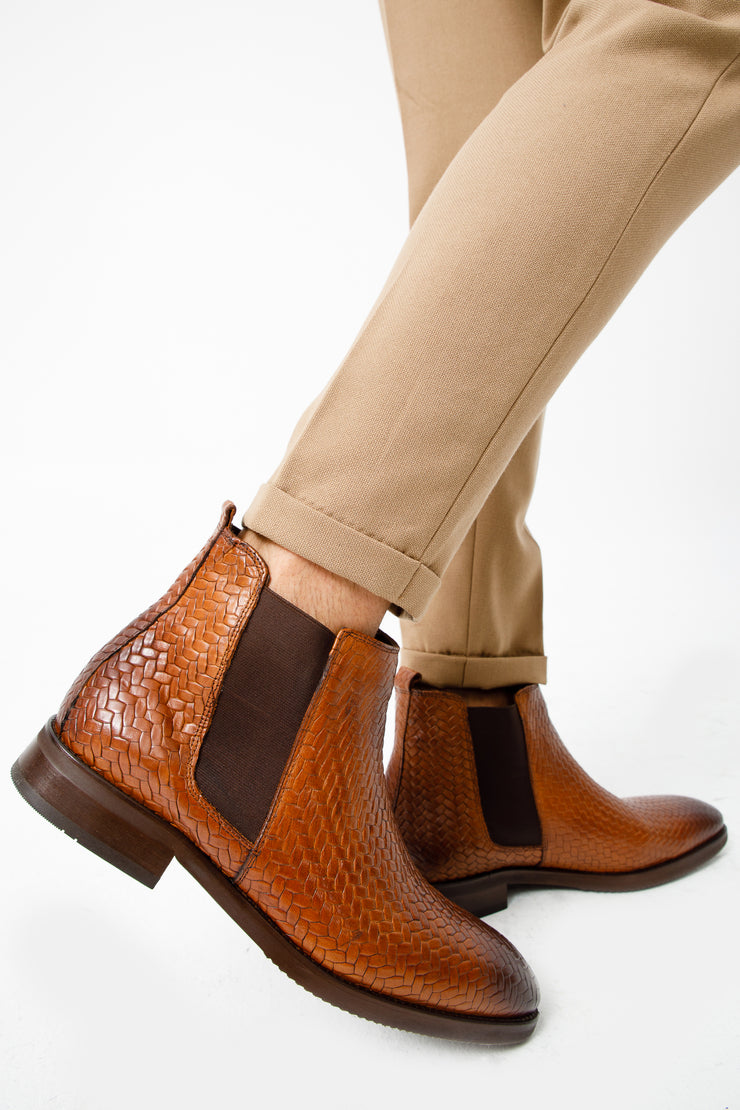 The Oslo Brown Leather Chelsea Boot
