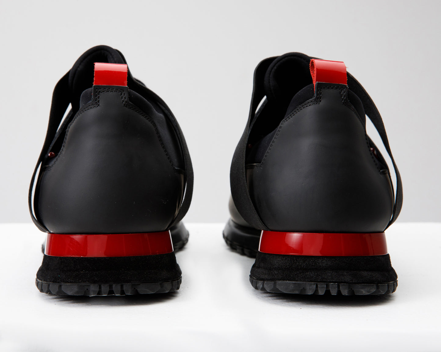 The Reno Black & Red Leather Men  Sneaker Final Sale!