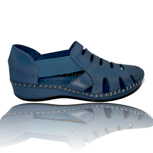The Maerdy Blue Leather Sandal Final Sale!