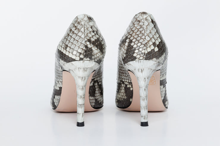 The Queen Natural Pythn Leather Pump