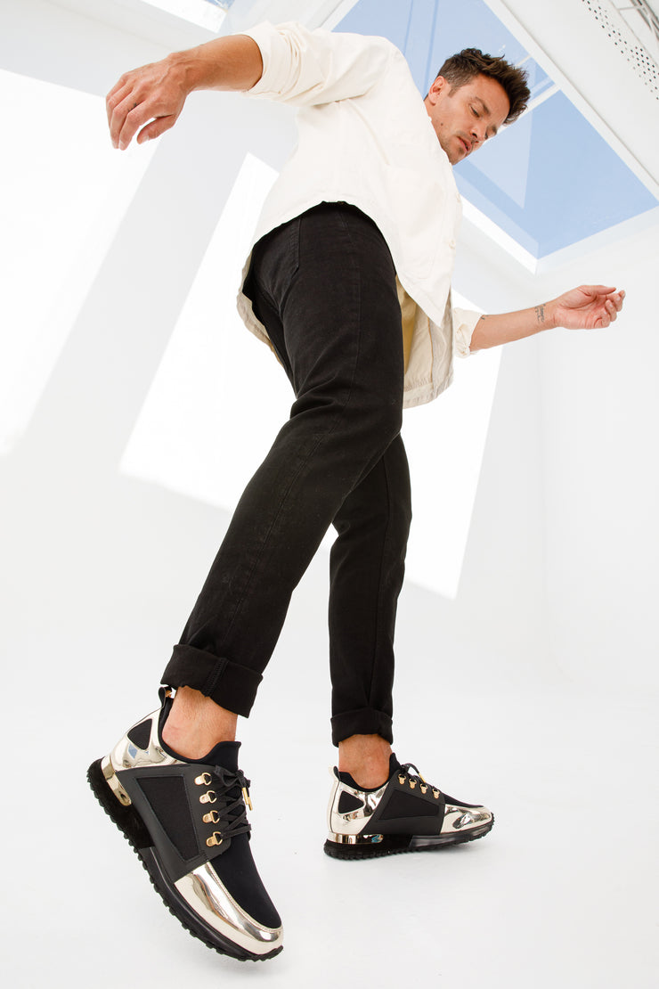 The Emir Gold Leather Sneaker For Men Limited Edition