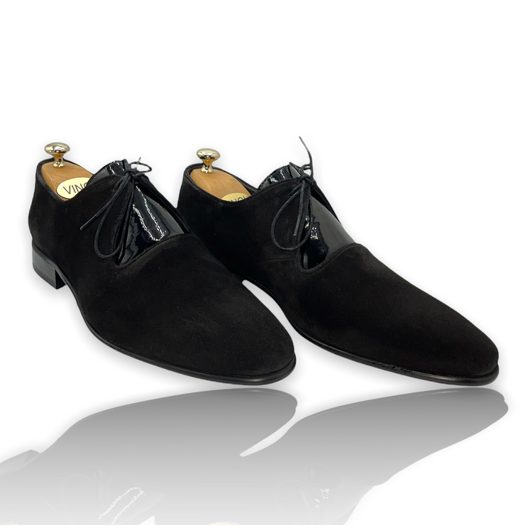 The Brody Black Leather Dress Shoes