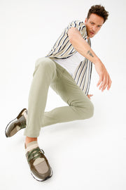 The Reno Green Leather Sneaker