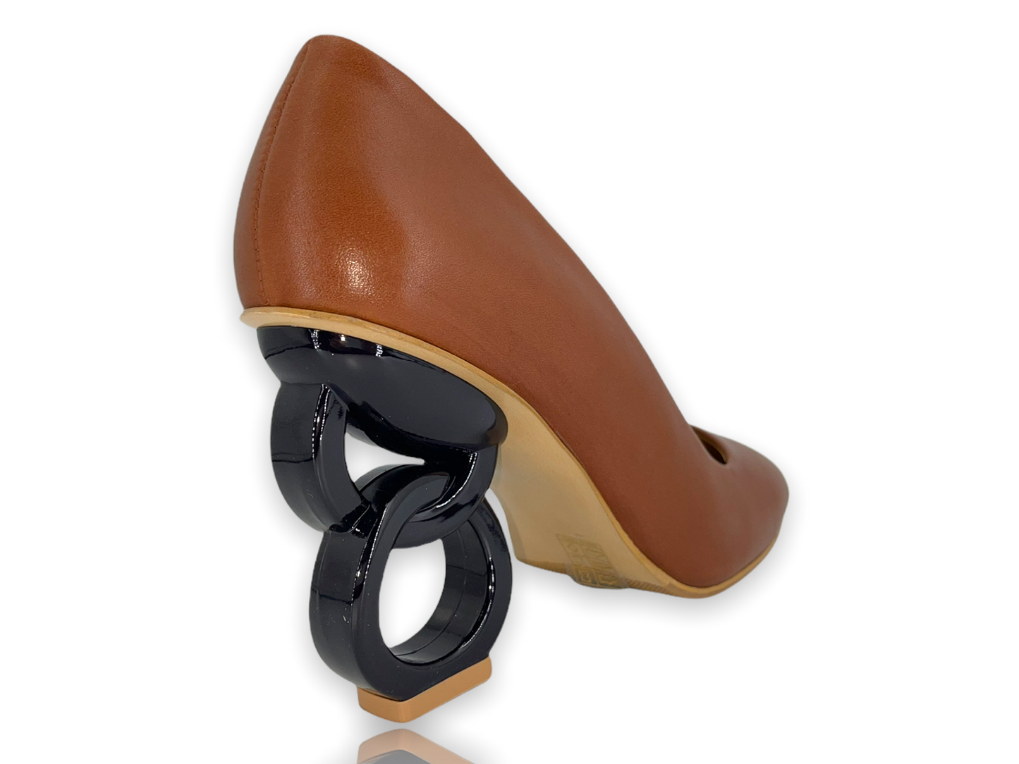 The Belem Brown Leather Pump Final Sale!