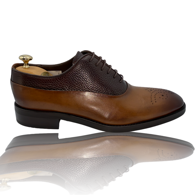 The Chicago Brown Leather Oxford Shoe