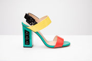 The Pericos Multicolor Leather Sandal