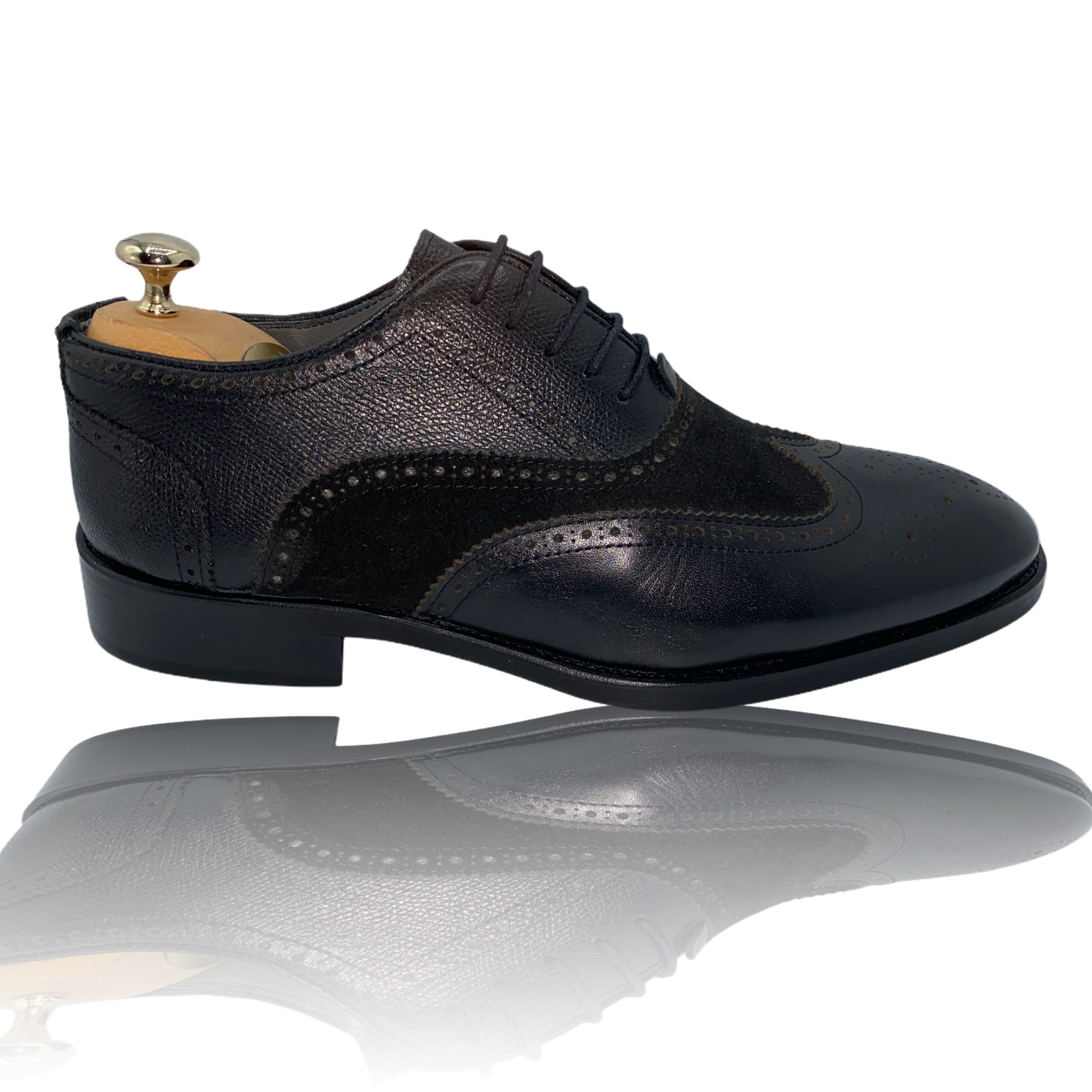 Black leather best sale shoes sale