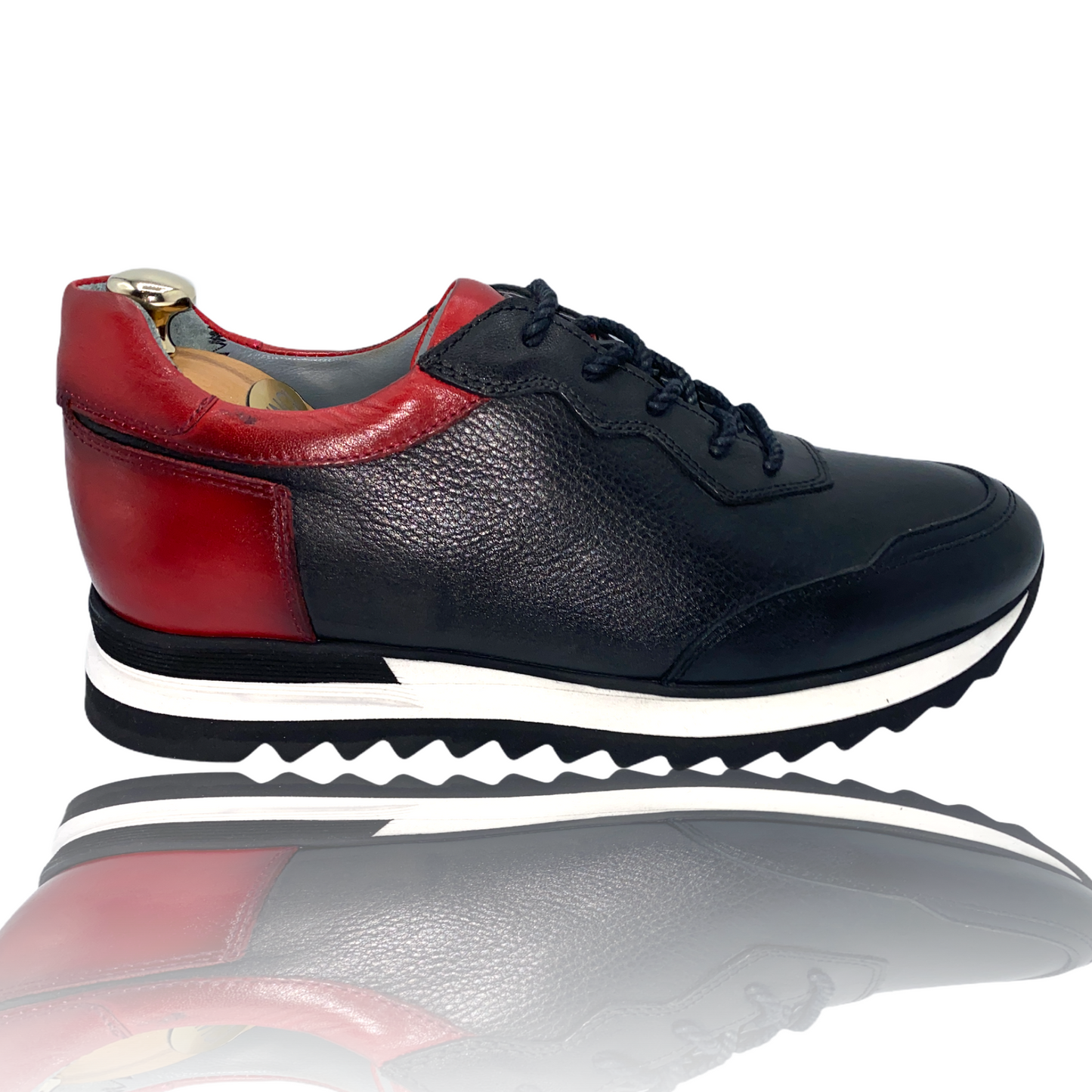 The Florida Black Leather Sneaker Final Sale!