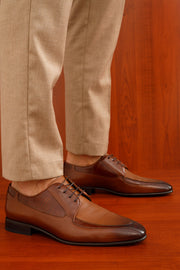 The Gardi Tan Leather Derby Shoe