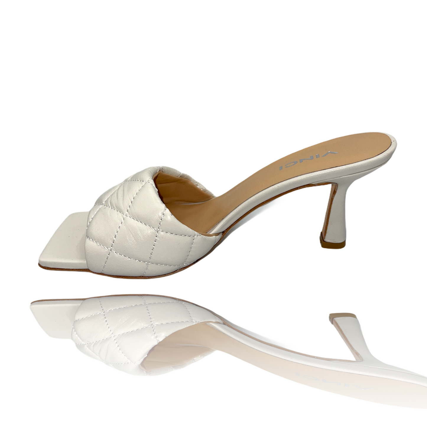The Ambler White Leather Sandal Final Sale!