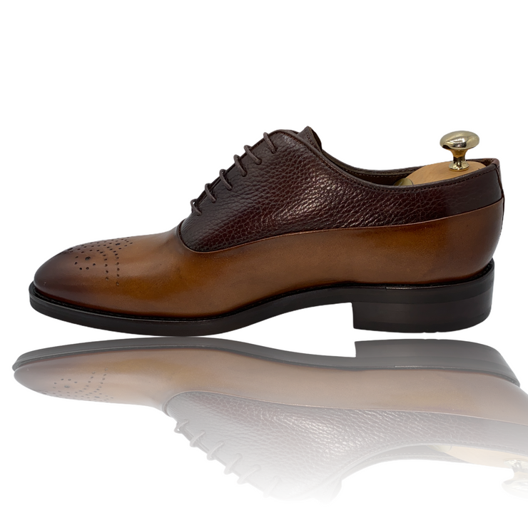 The Chicago Brown Leather Oxford Shoe