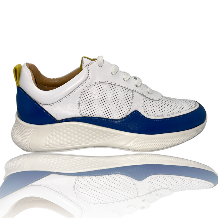 The Duvall White Leather Sneaker Final Sale!