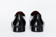 The Everest Black Leather Cap Toe Dress Loafer Shoe