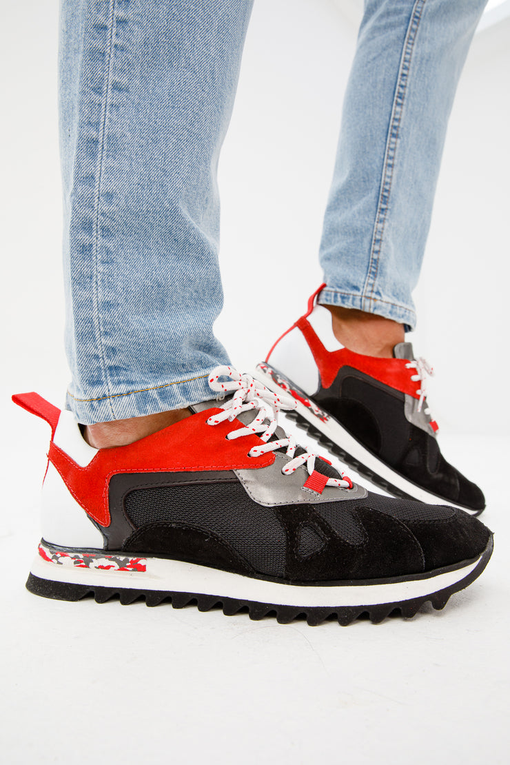 The Tyler Black Leather Sneaker Final Sale!