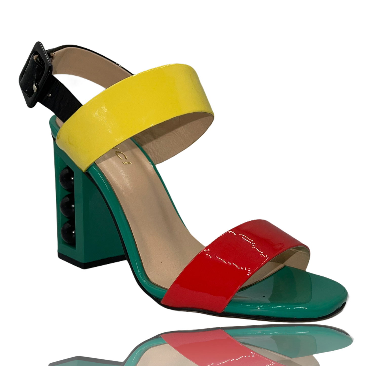 The Pericos Multicolor Leather Women Sandal Final Sale!