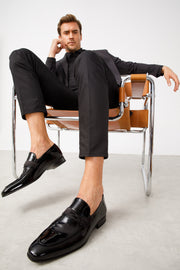 The Dodoma Black Patent  Leather Loafer Shoe
