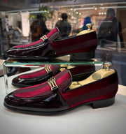 The Pontalto Leather Shoe Burgundy Bit Loafer
