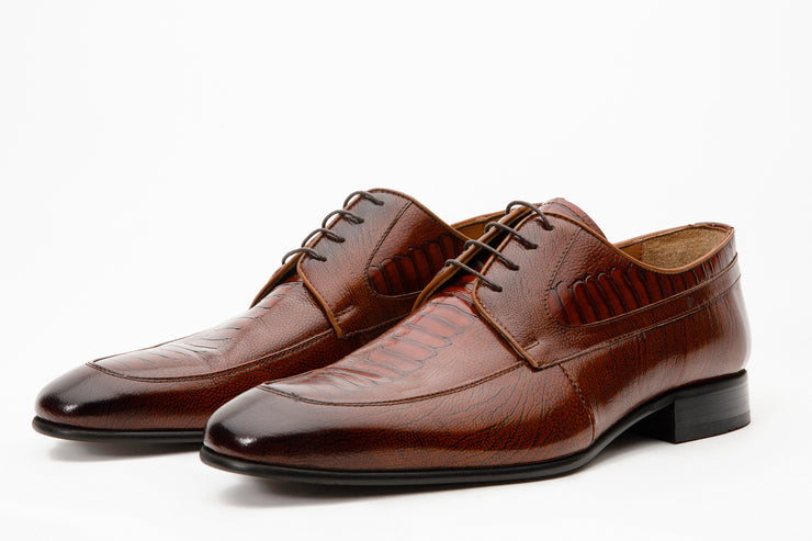 The Martin Tan Leather Derby Shoe