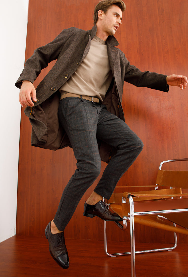 The Monterrey Brown Cap Toe Derby Shoe