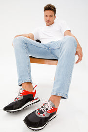 The Tyler Black Leather Sneaker Final Sale!