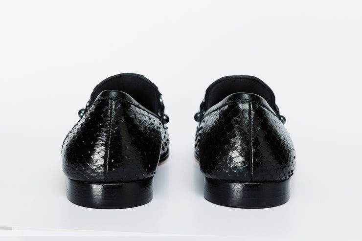 The Boss Pyth Black Shoe Bit Loafer