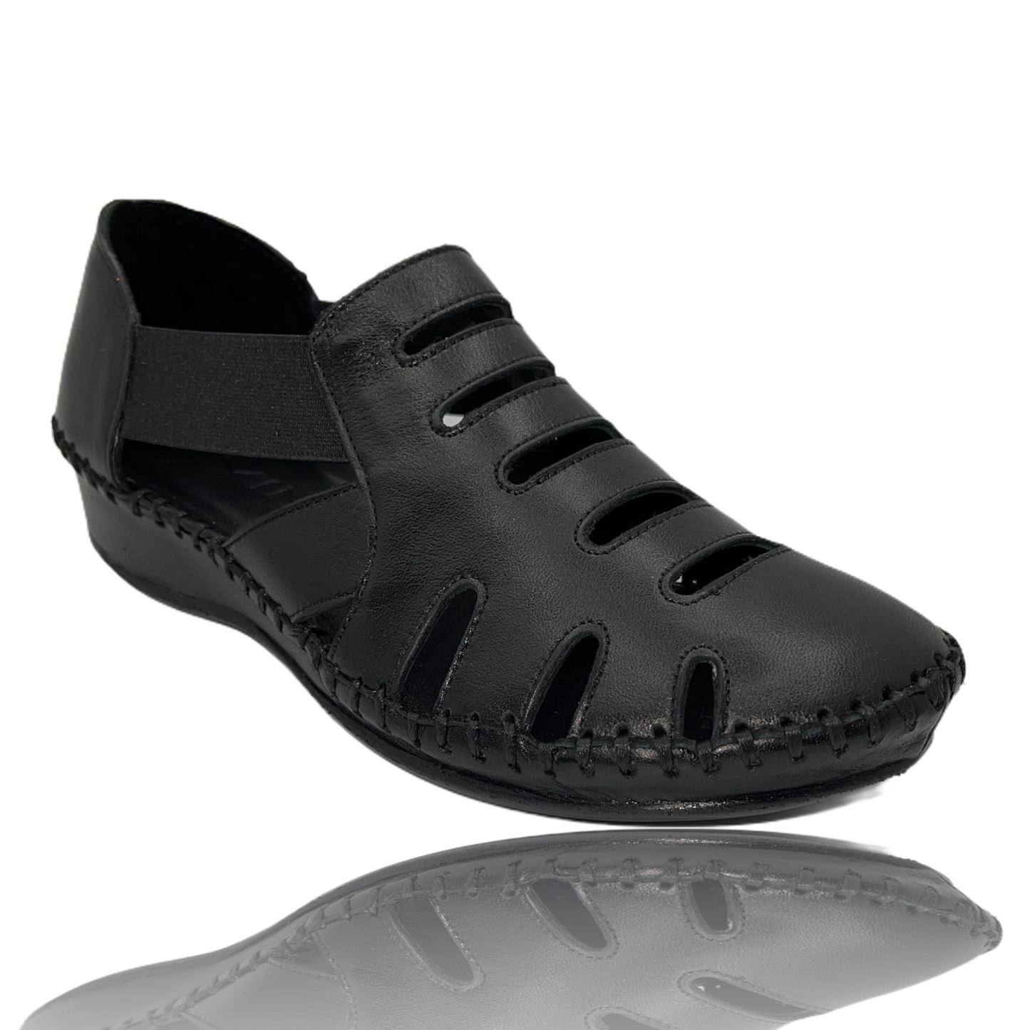 The Maerdy Black Leather Sandal Final Sale!
