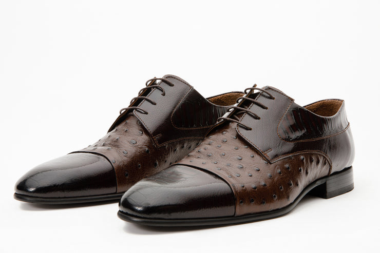 The Monterrey Brown Cap Toe Derby Shoe