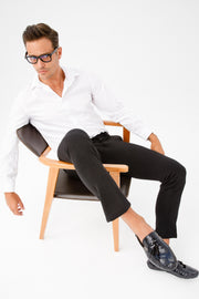 The Cordova Black Patent Leather Tassel Loafer