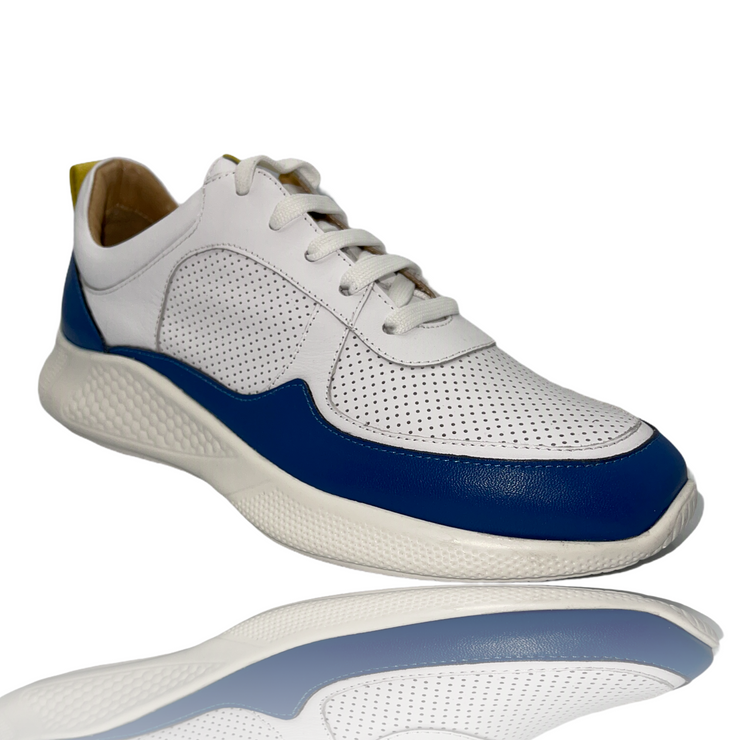 The Duvall White Leather Sneaker Final Sale!