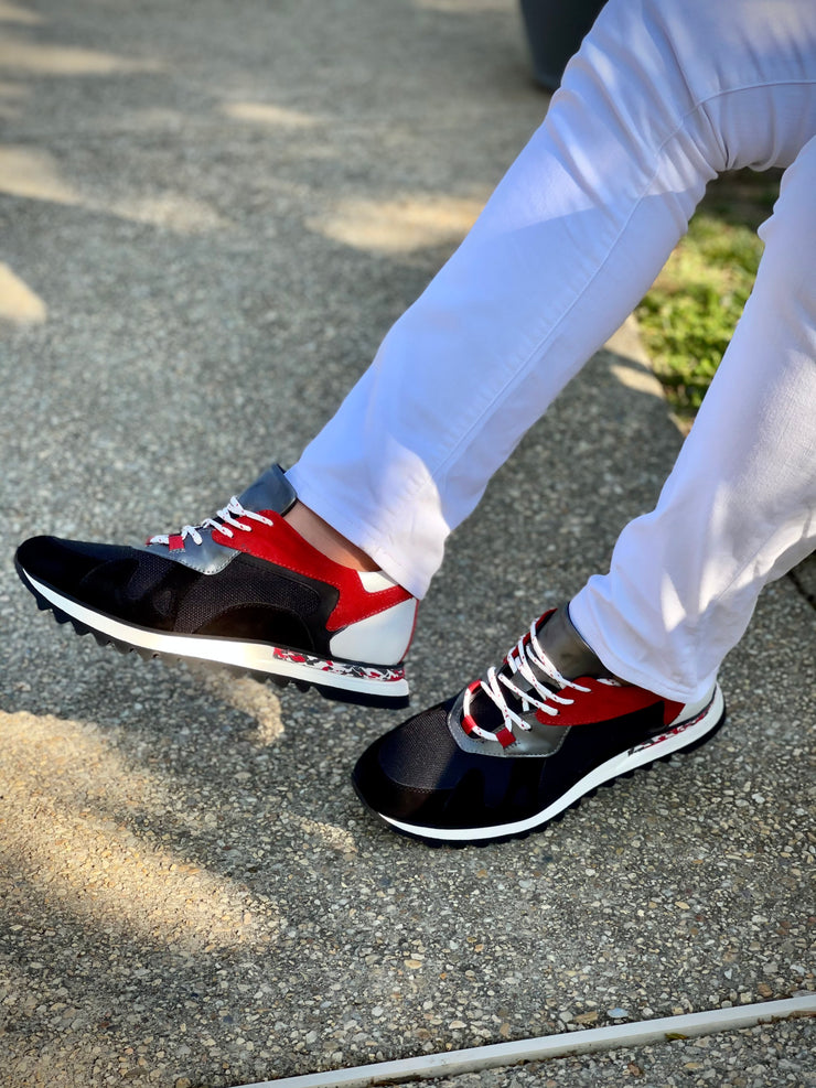 The Tyler Black Leather Sneaker Final Sale!