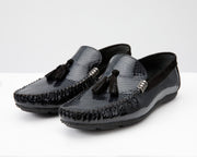 The Cordova Black Patent Leather Tassel Loafer