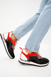 The Tyler Black Leather Sneaker Final Sale!