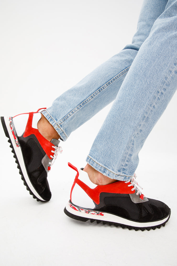 The Tyler Black Leather Sneaker Final Sale!