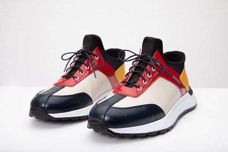 The Crapo Multicolor Leather Sneaker