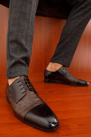 The Monterrey Brown Cap Toe Derby Shoe