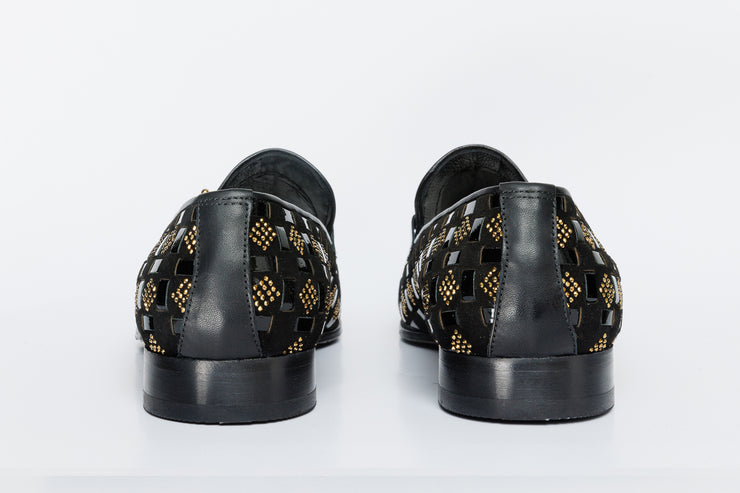 The Vicino Shoe Black Bit Dress Loafer
