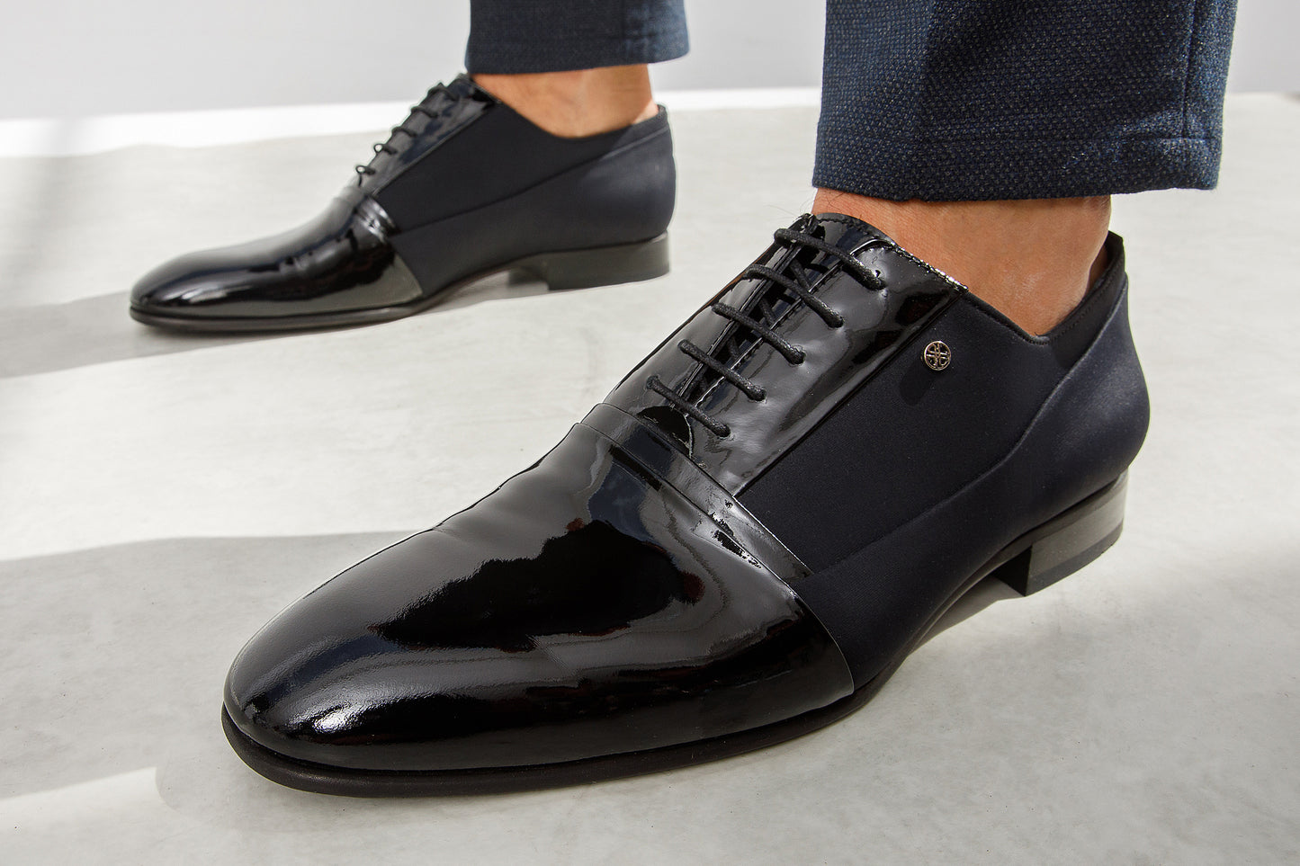 The Colombo Black Cap Toe Oxford Men Shoe  Final Sale!